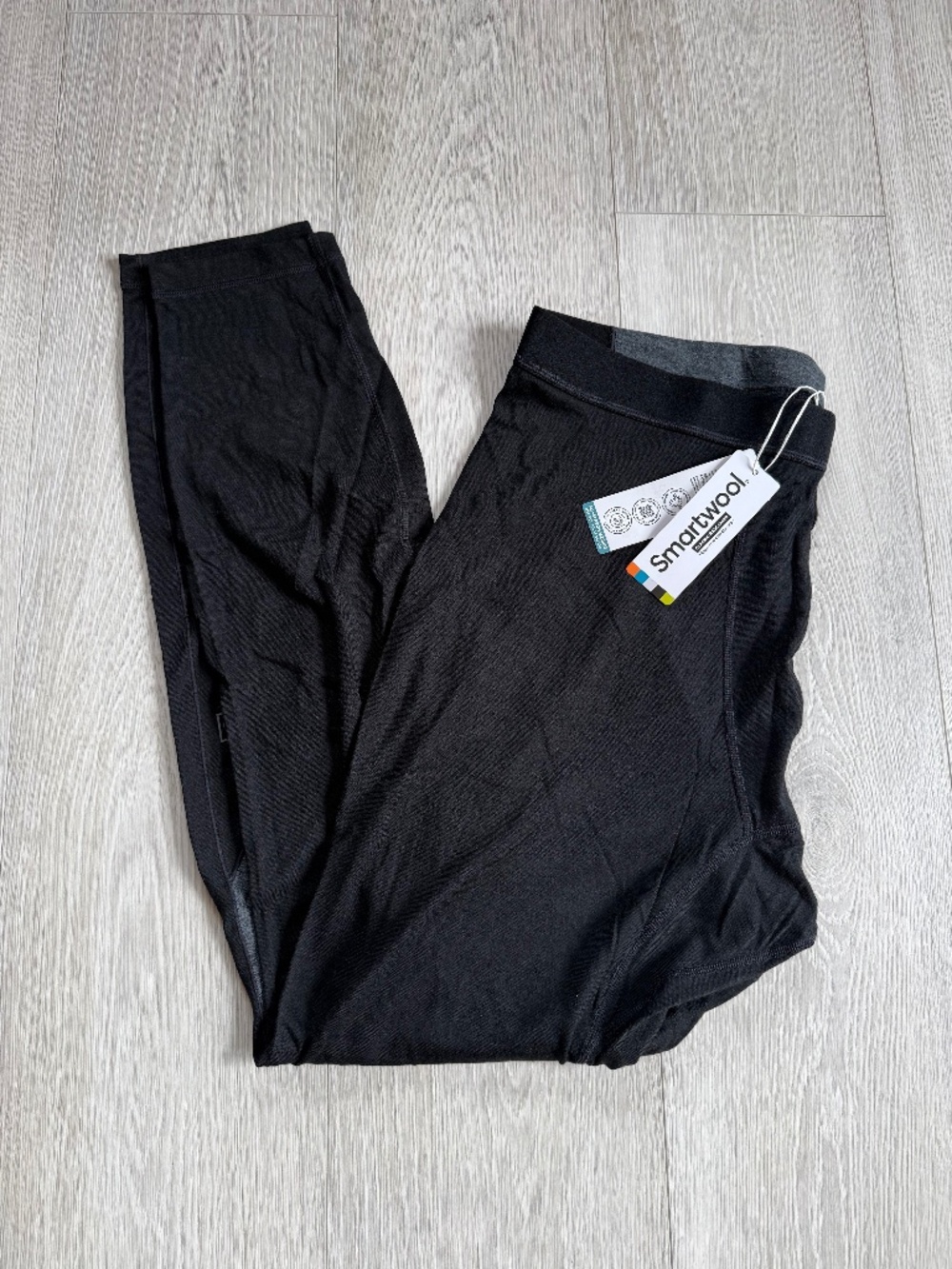 SMARTWOOL Base Layer ~ NEW ~ Men's XXL 2XL ~ VRST ~ Black tight Pants ~ Merino